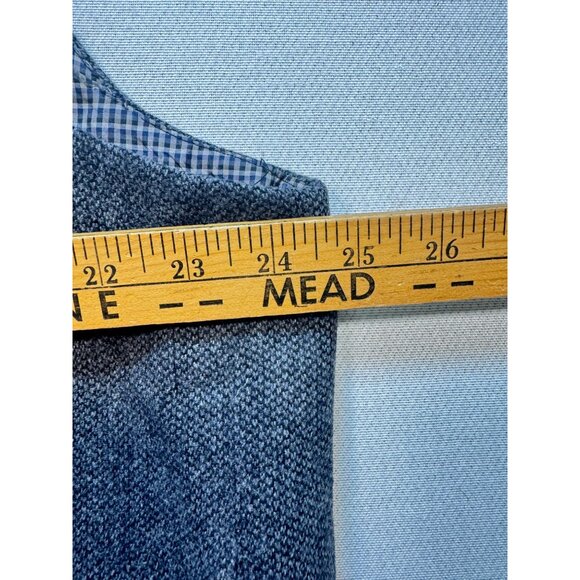 Joseph Abboud Men's Button Up Waistcoat Vest Size 2X Gray Full Back Classic Fit - Picture 9 of 11